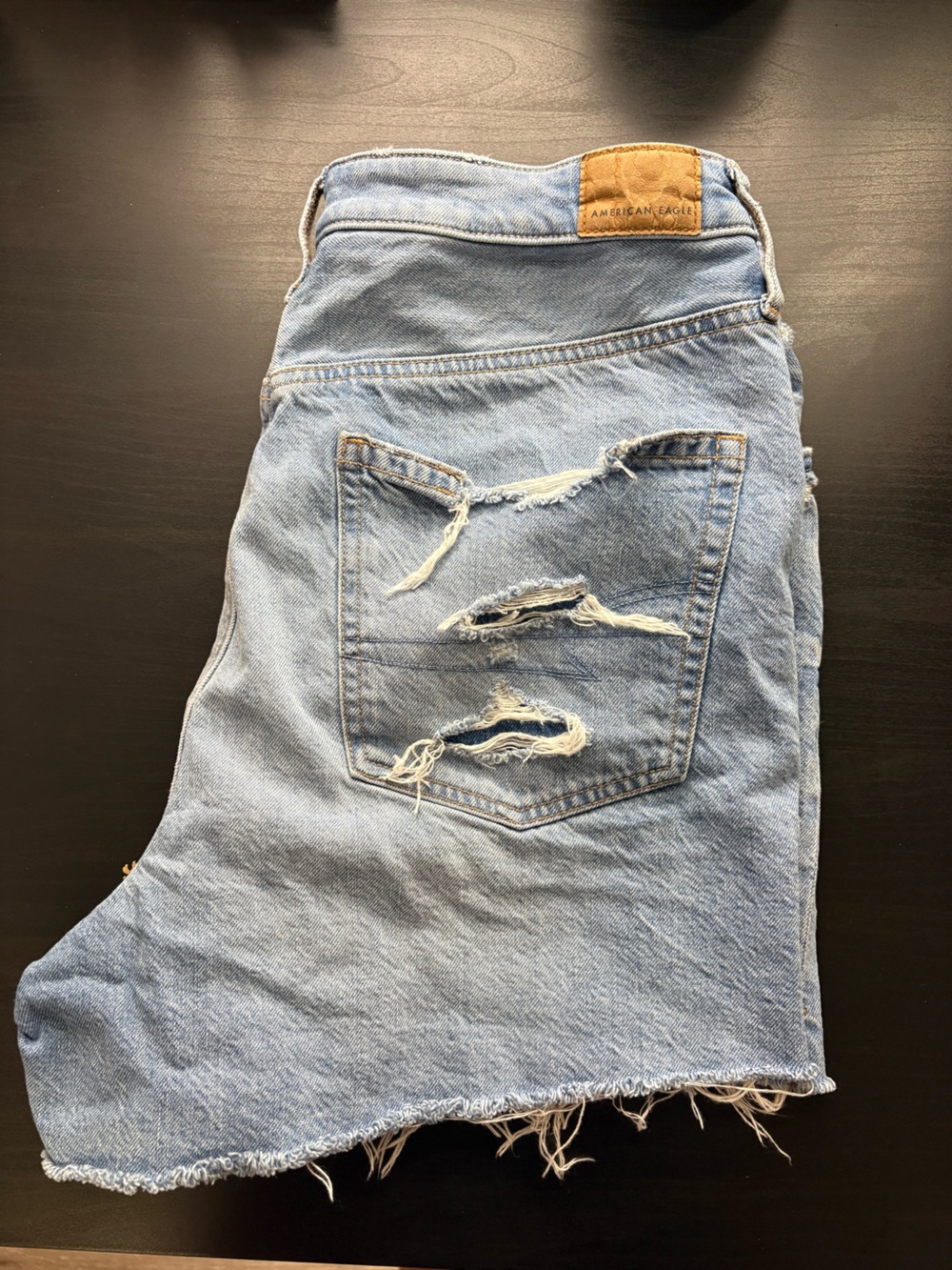 American Eagle Outfitters Light Blue Highest Rise ‘90s Boyfriend Short